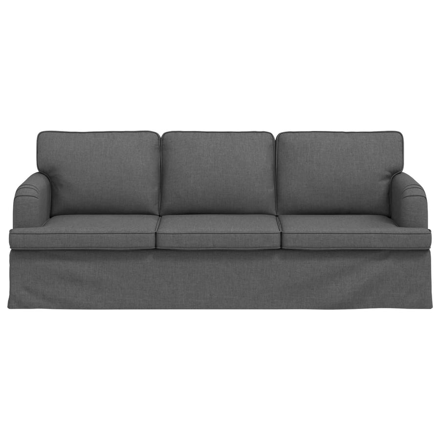 Bank Donkergrijs 142 x 80 x 85 cm Metaal