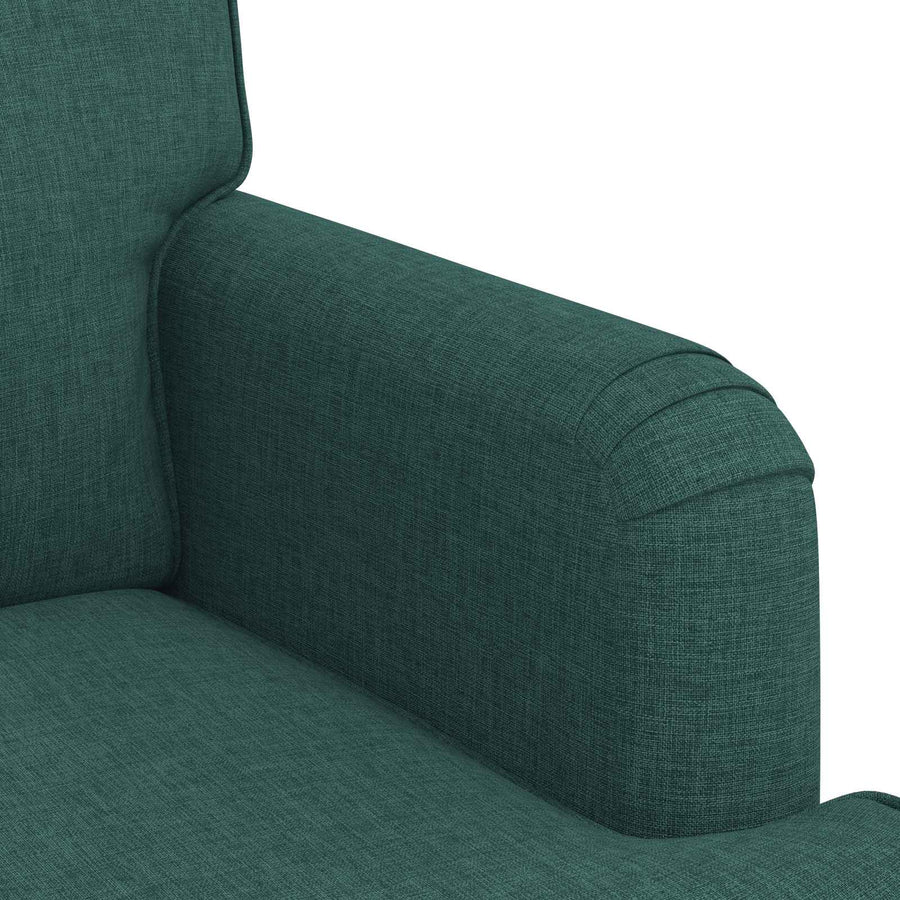 Bank Donkergroen 142 x 80 x 85 cm Metaal