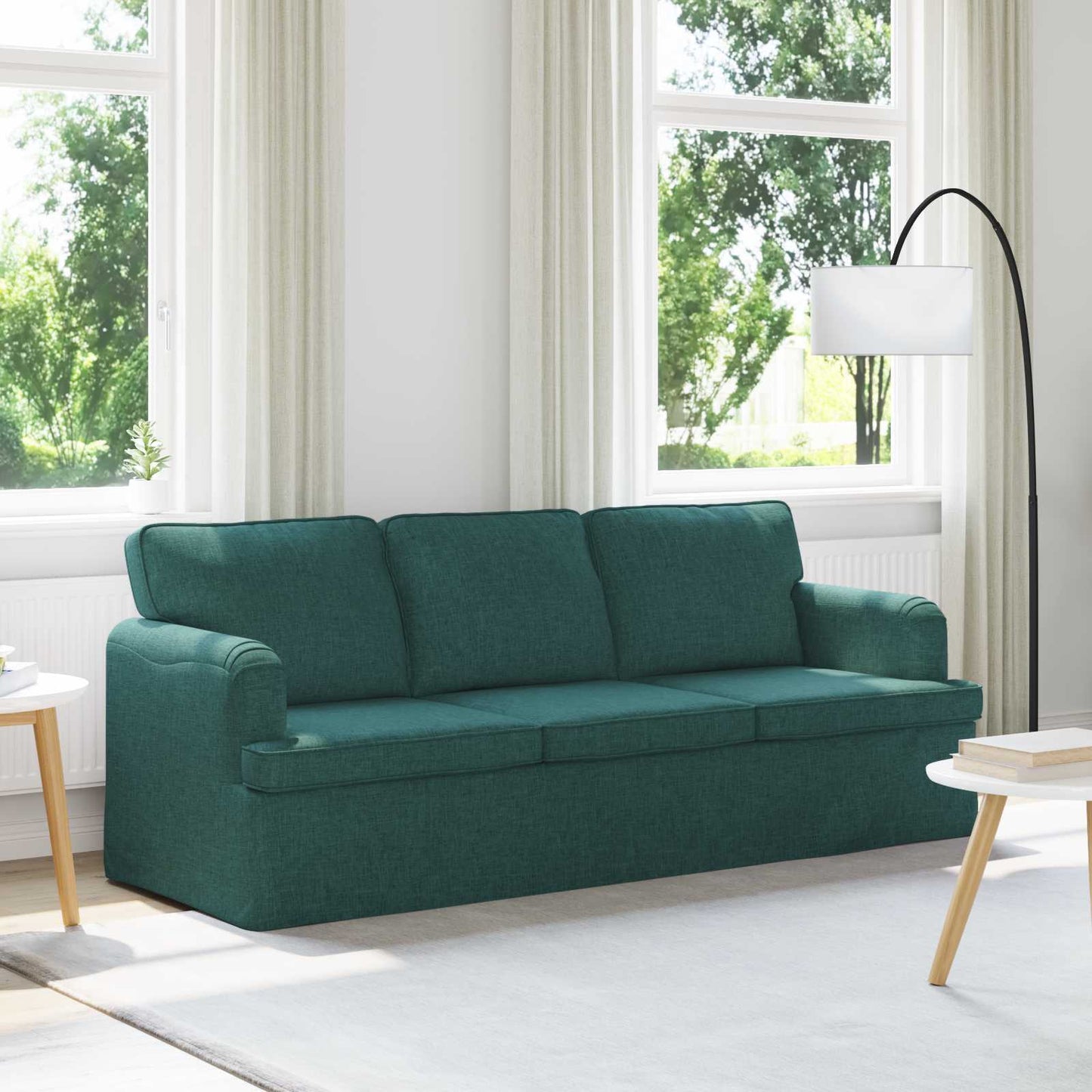 Bank Donkergroen 142 x 80 x 85 cm Metaal
