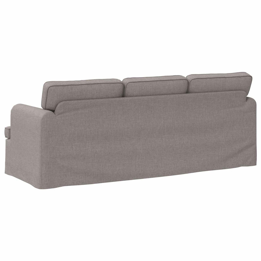 Bank Taupe 142 x 80 x 85 cm Metaal