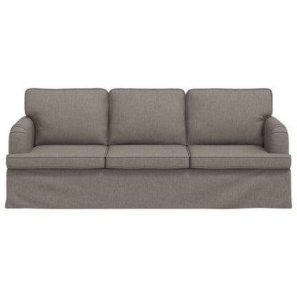 Bank Taupe 142 x 80 x 85 cm Metaal