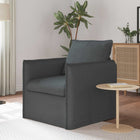 Dark Grey Sofa 195 x 82 x 85 cm Fabric