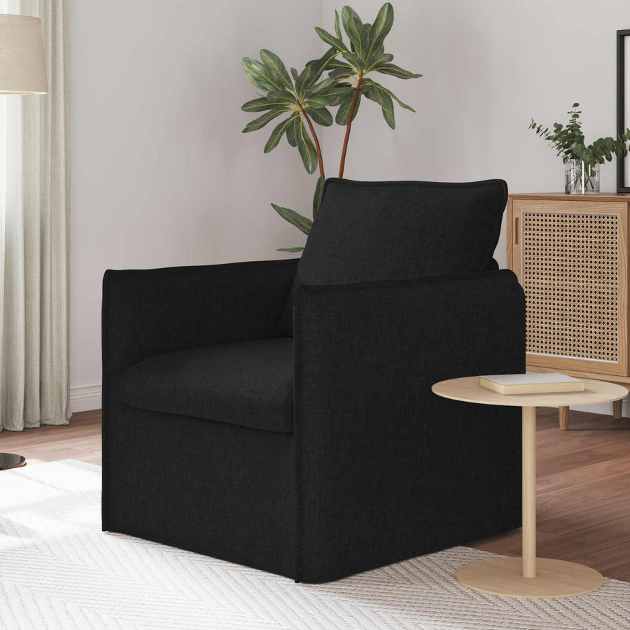 Bank 60cm Zwart Metaal