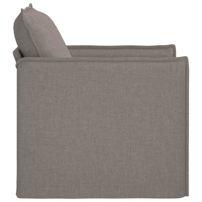 Bank 60cm Taupe Metaal