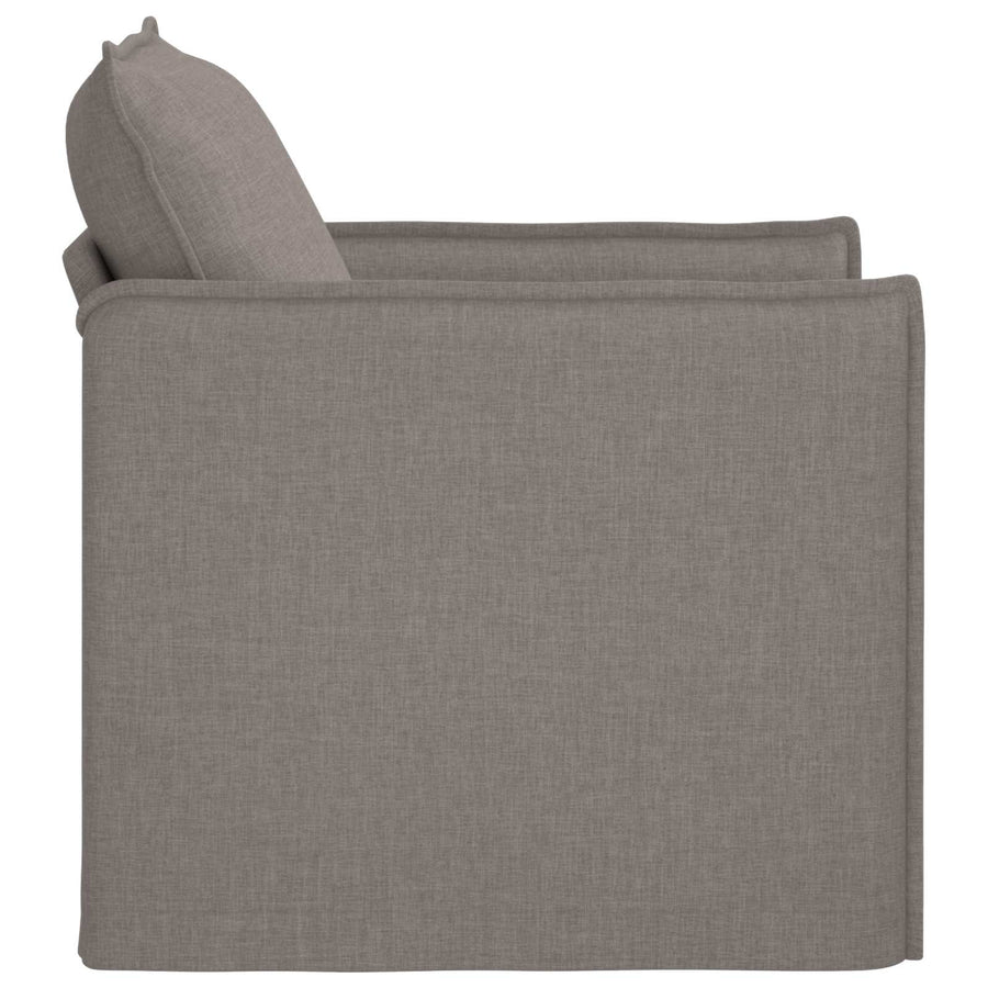 Bank 60cm Taupe Metaal