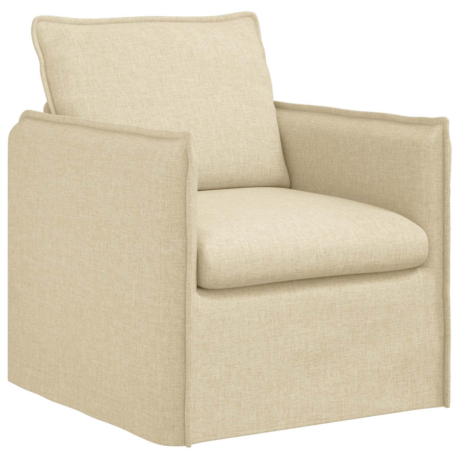 Bank 60cm Crème Metaal