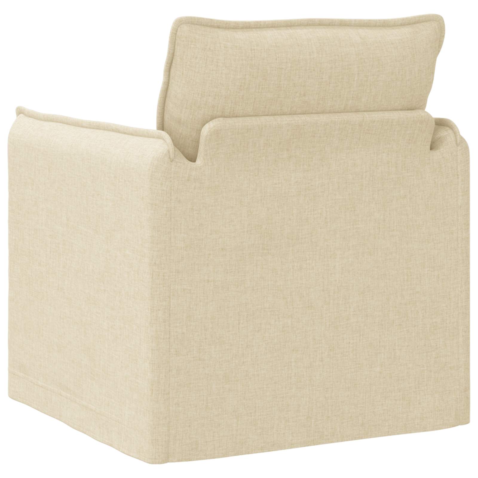 Bank 60cm Crème Metaal