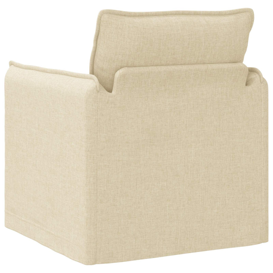 Bank 60cm Crème Metaal