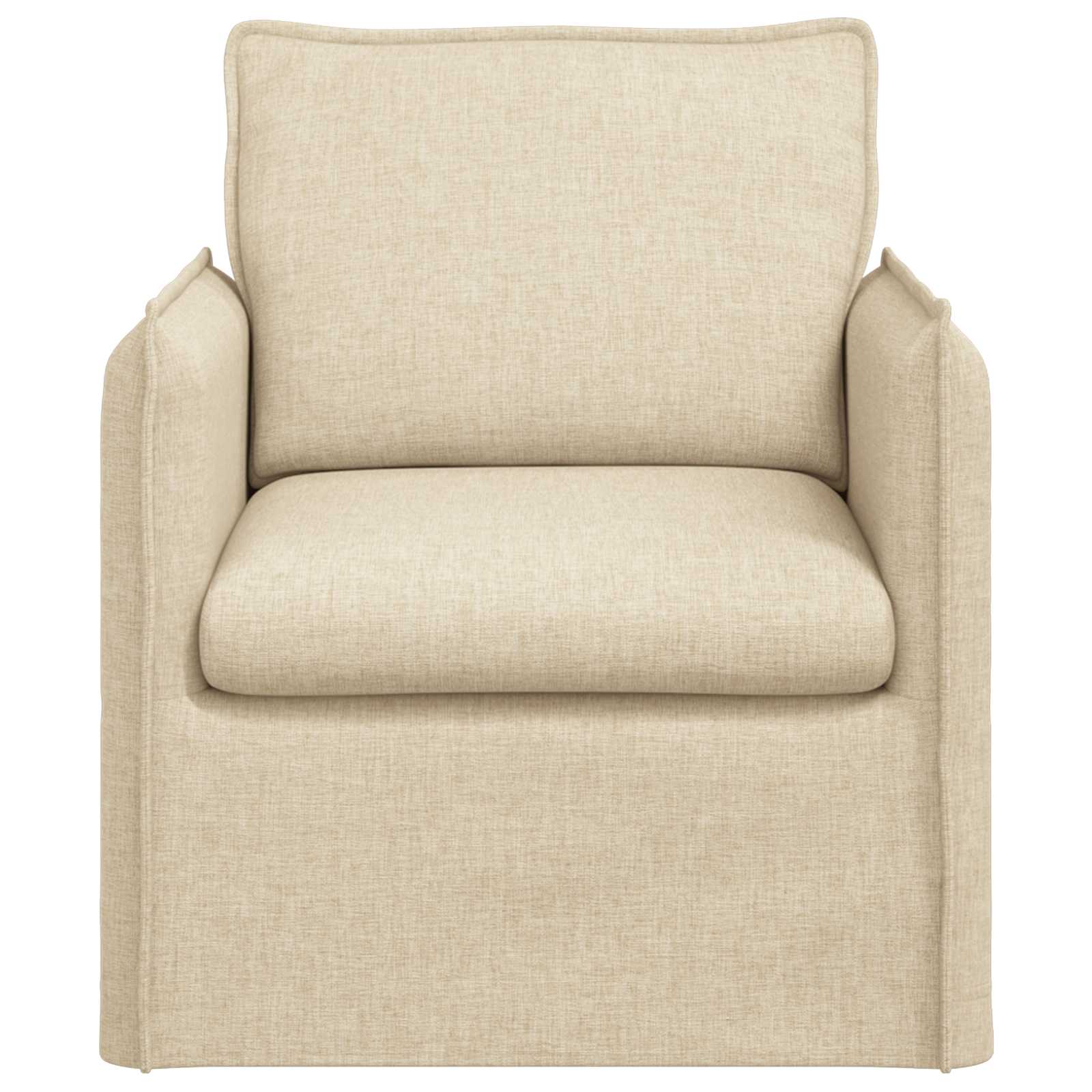 Bank 60cm Crème Metaal