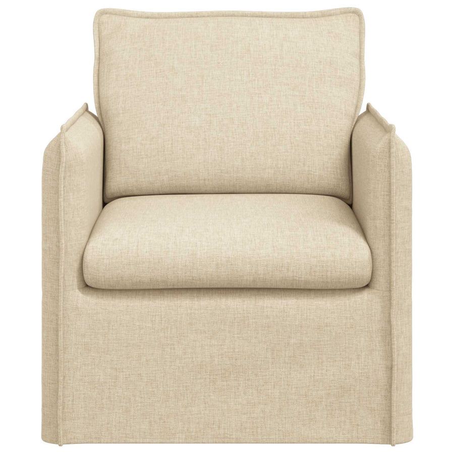 Bank 60cm Crème Metaal