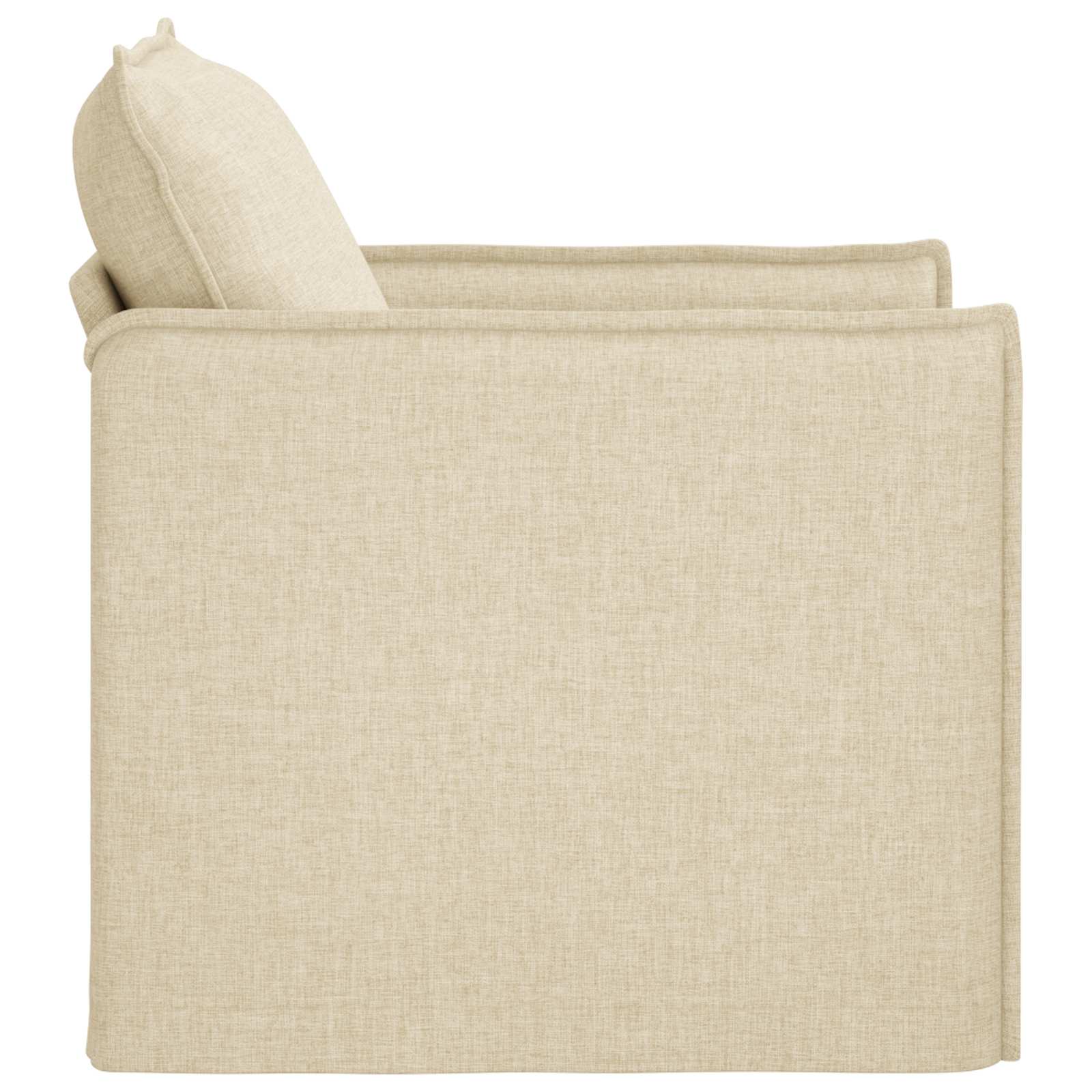 Bank 60cm Crème Metaal
