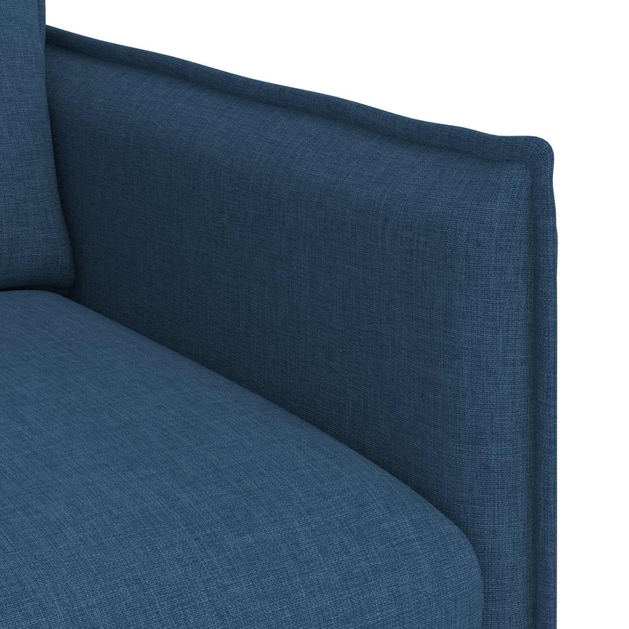 Bank 60cm Blauw Metaal