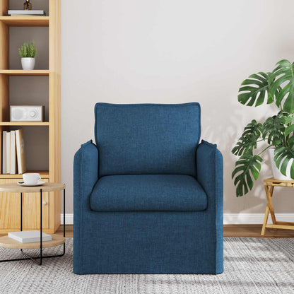 Bank 60cm Blauw Metaal