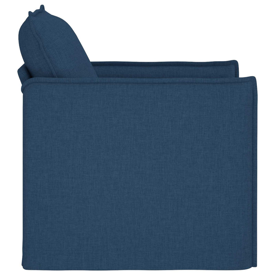Bank 60cm Blauw Metaal