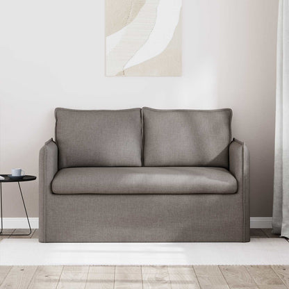 Bank 120cm Taupe Metaal