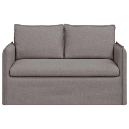 Bank 120cm Taupe Metaal