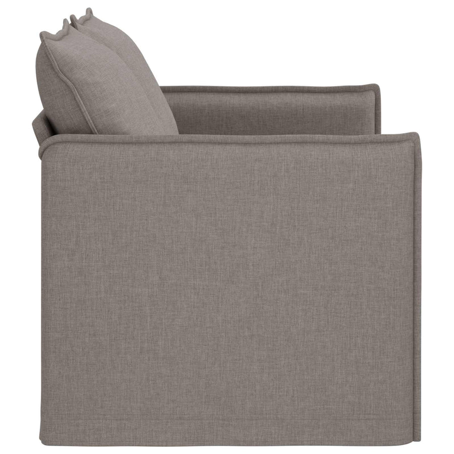 Bank 120cm Taupe Metaal