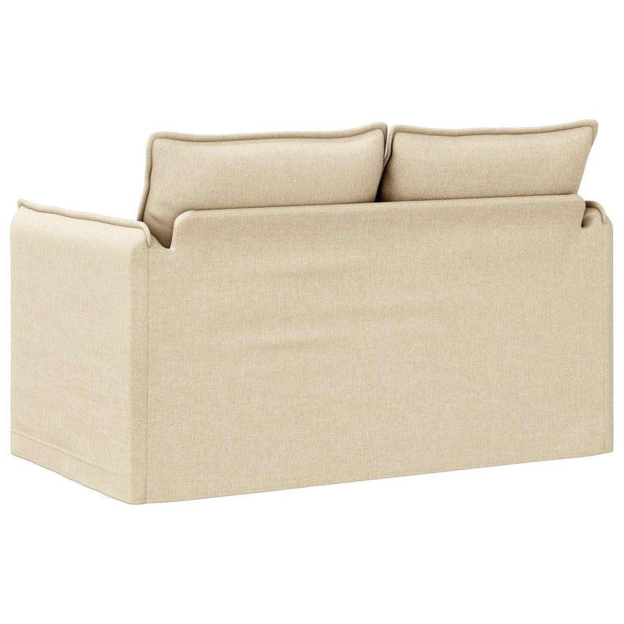 Bank 120cm Crème Metaal