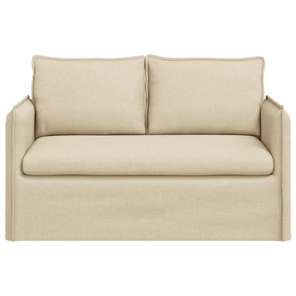 Bank 120cm Crème Metaal