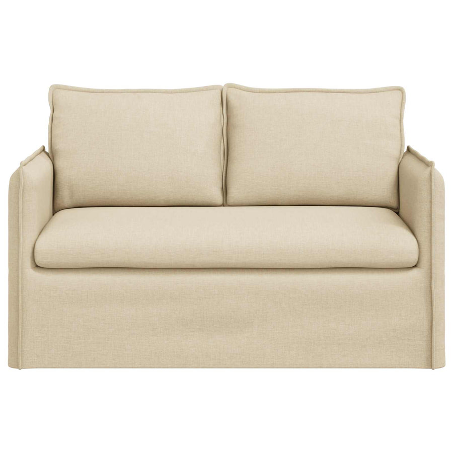 Bank 120cm Crème Metaal