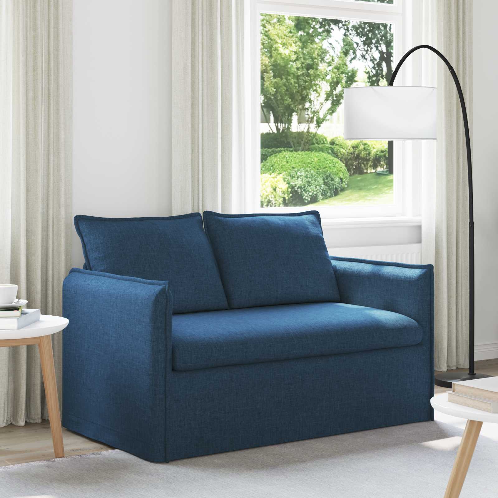 Bank Blauw 195 x 82 x 85 cm Metaal