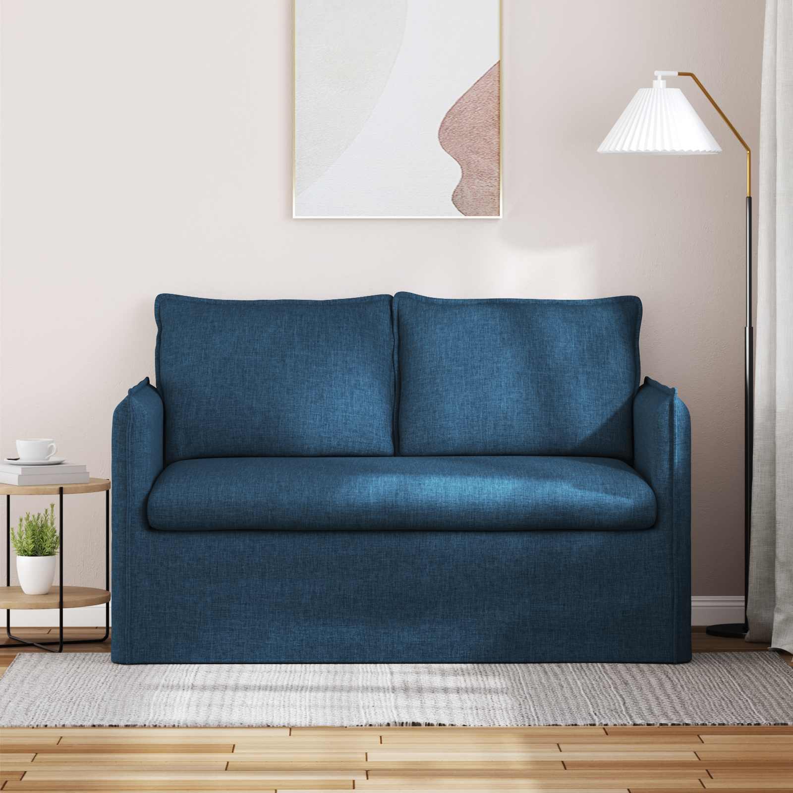 Bank Blauw 195 x 82 x 85 cm Metaal