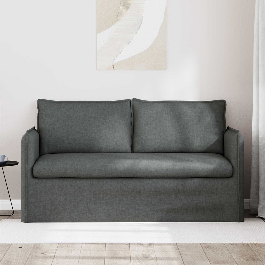 Bank Donkergrijs 195 x 82 x 85 cm Metaal