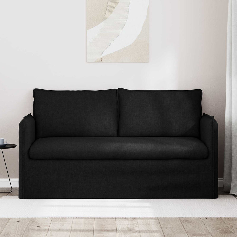 Bank Zwart 195 x 82 x 85 cm Metaal