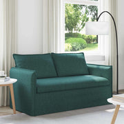 Bank donkergroen 155x82x85 cm stof