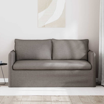 Bank Taupe 195 x 82 x 85 cm Metaal