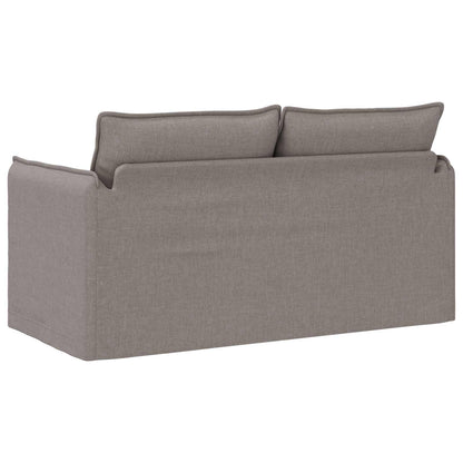 Bank Taupe 195 x 82 x 85 cm Metaal