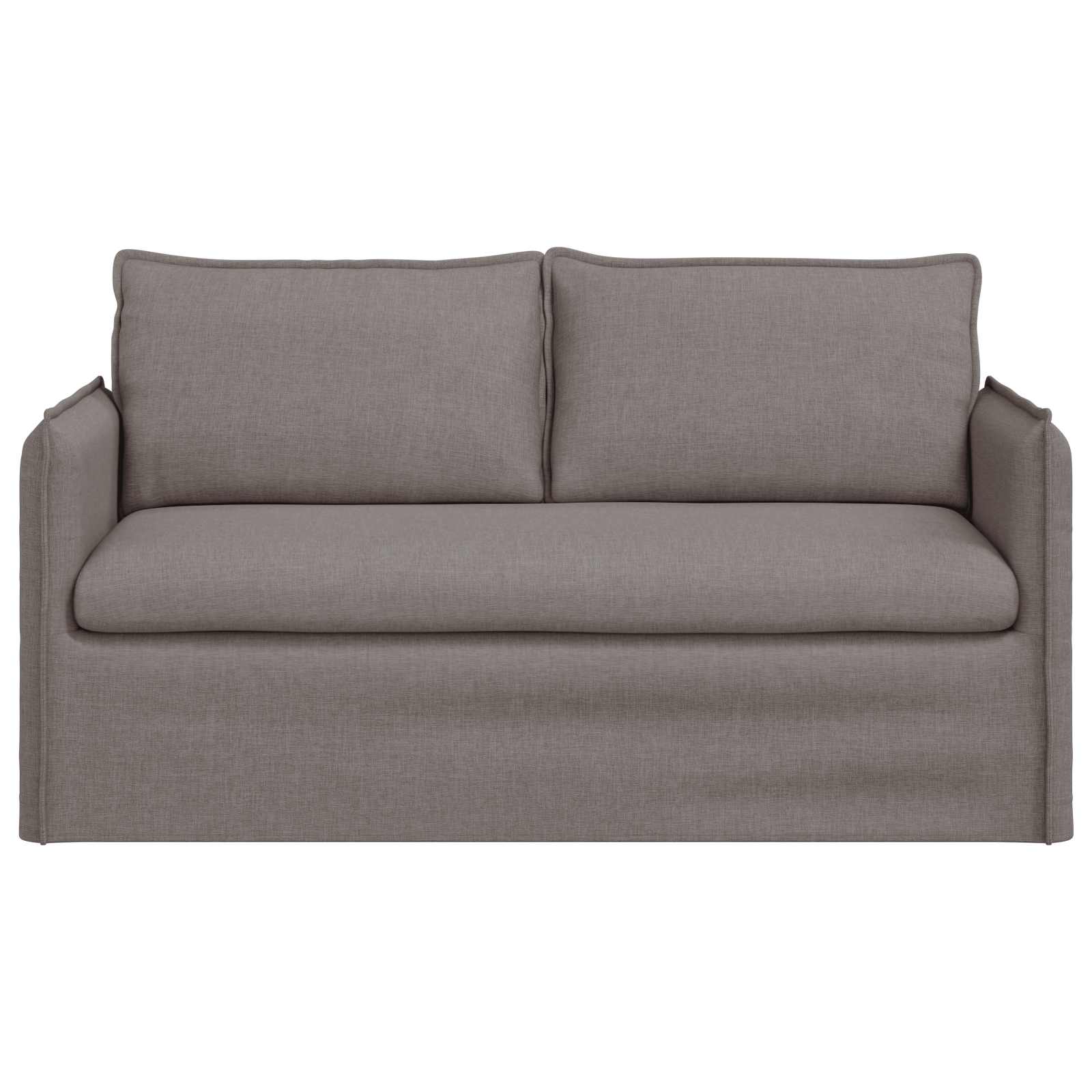 Bank Taupe 195 x 82 x 85 cm Metaal
