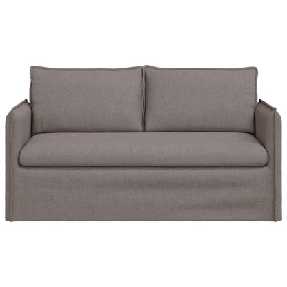 Bank Taupe 195 x 82 x 85 cm Metaal