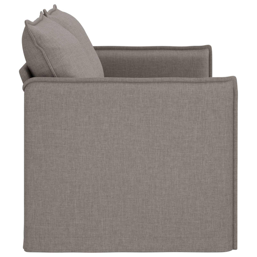 Bank Taupe 195 x 82 x 85 cm Metaal