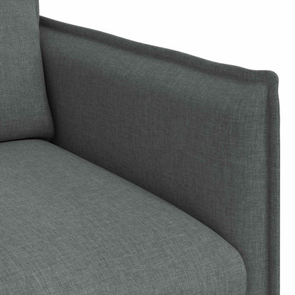 Bank Donkergrijs 195 x 82 x 85 cm Metaal