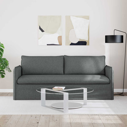Bank Donkergrijs 195 x 82 x 85 cm Metaal