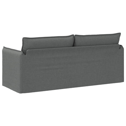 Bank Donkergrijs 195 x 82 x 85 cm Metaal