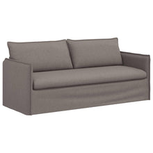 Bank Taupe 195 x 82 x 85 cm Metaal