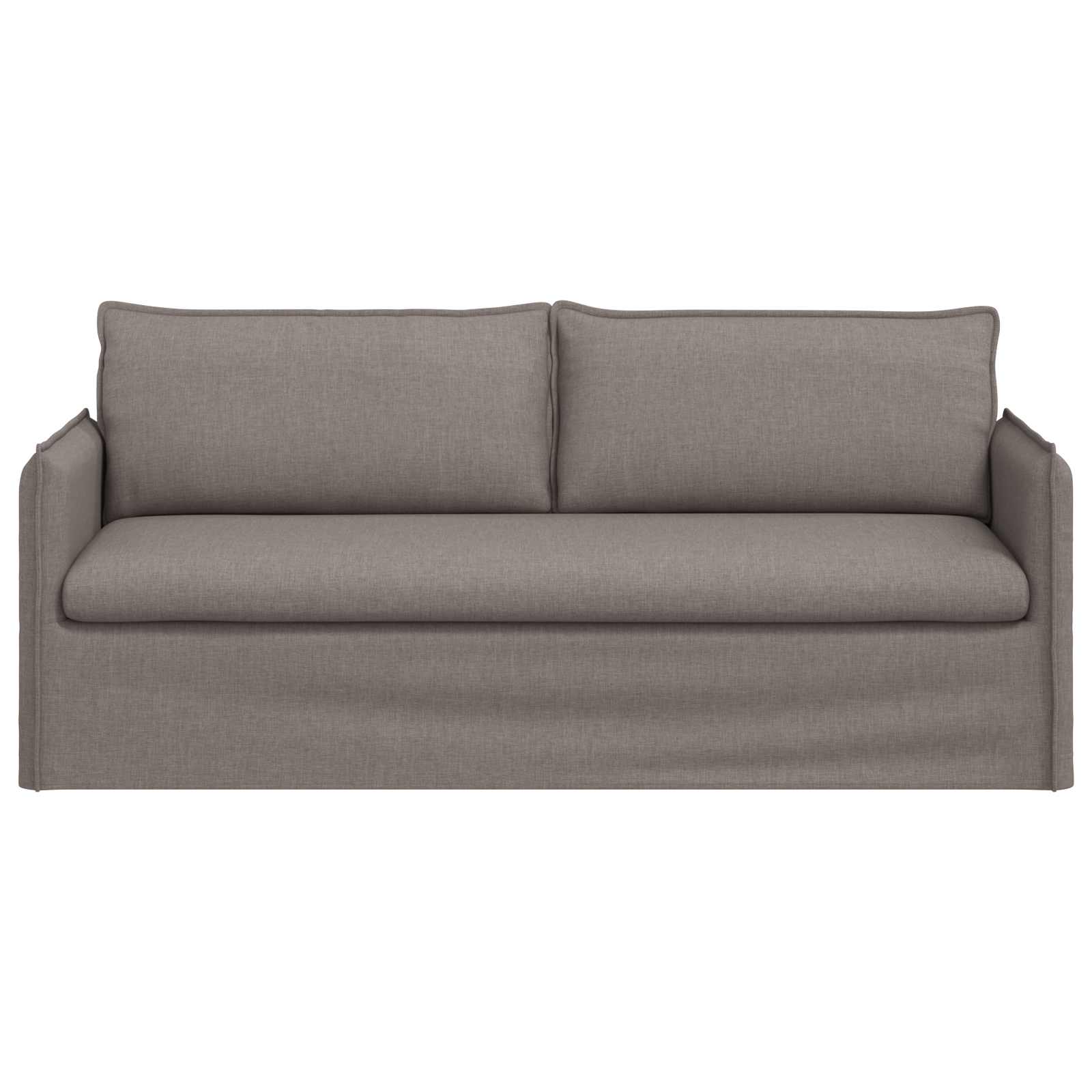 Bank Taupe 195 x 82 x 85 cm Metaal