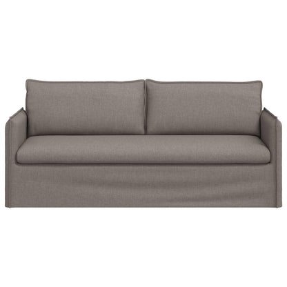 Bank Taupe 195 x 82 x 85 cm Metaal