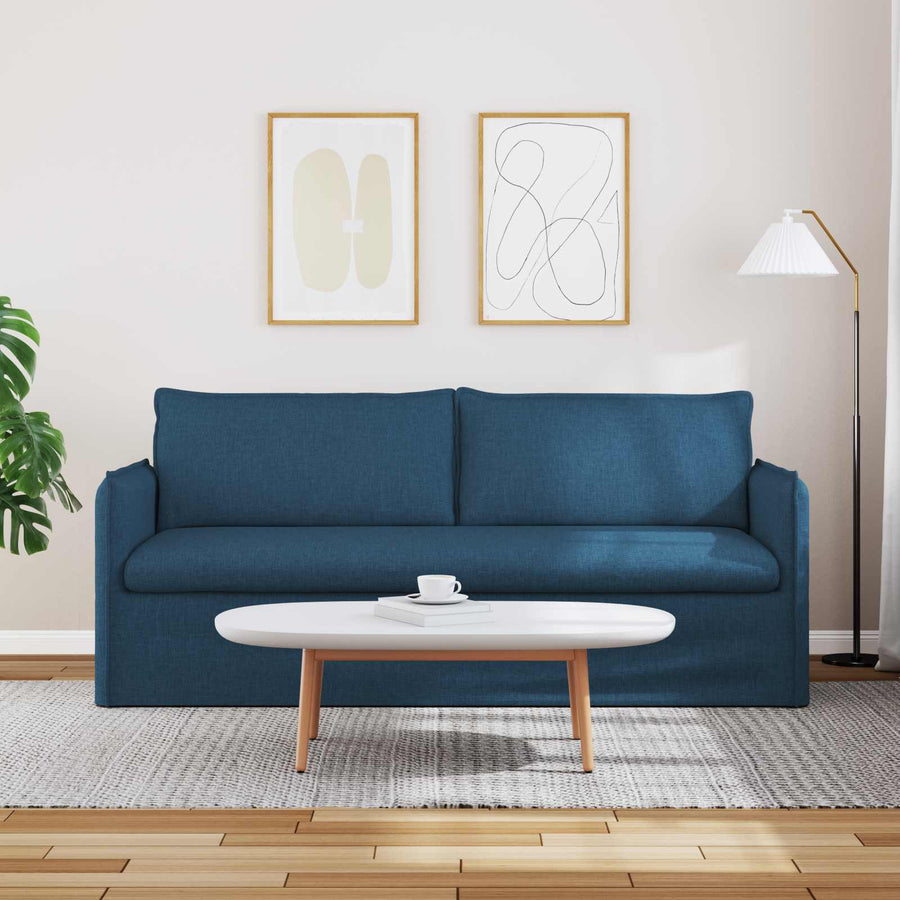 Bank Blauw 195 x 82 x 85 cm Metaal