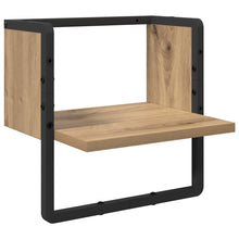 Wandplank Ambachtelijk eiken 30 x 25 x 30 cm Bewerkt hout
