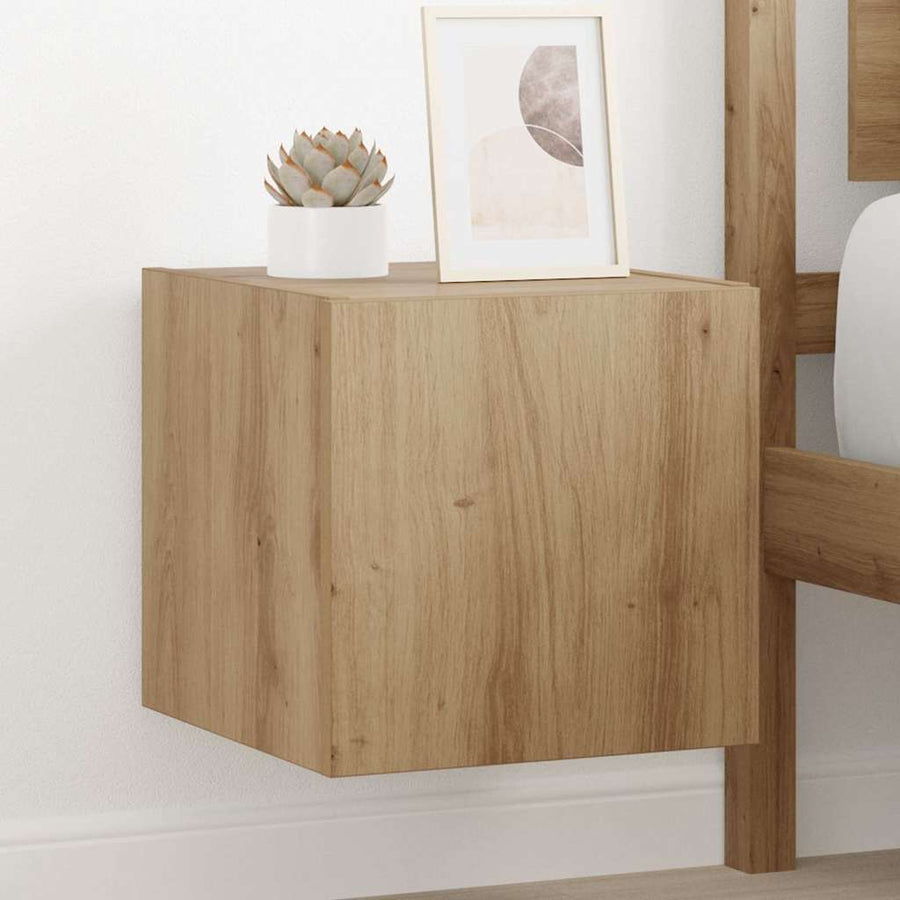 TV Wandkast Ambachtelijk eiken 30,5 x 35 x 30 cm Bewerkt hout