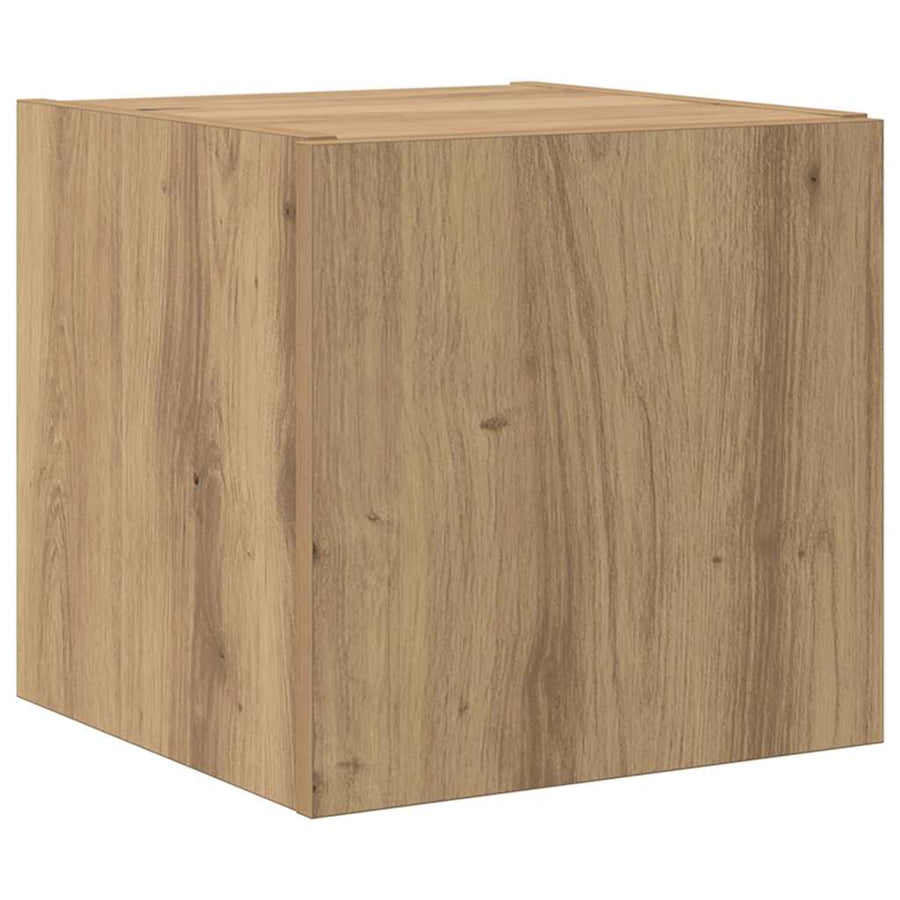 TV Wandkast Ambachtelijk eiken 30,5 x 35 x 30 cm Bewerkt hout