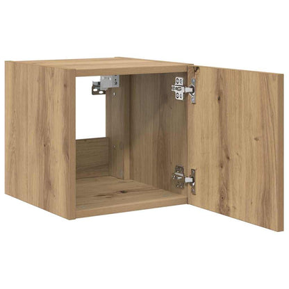 TV Wandkast Ambachtelijk eiken 30,5 x 35 x 30 cm Bewerkt hout