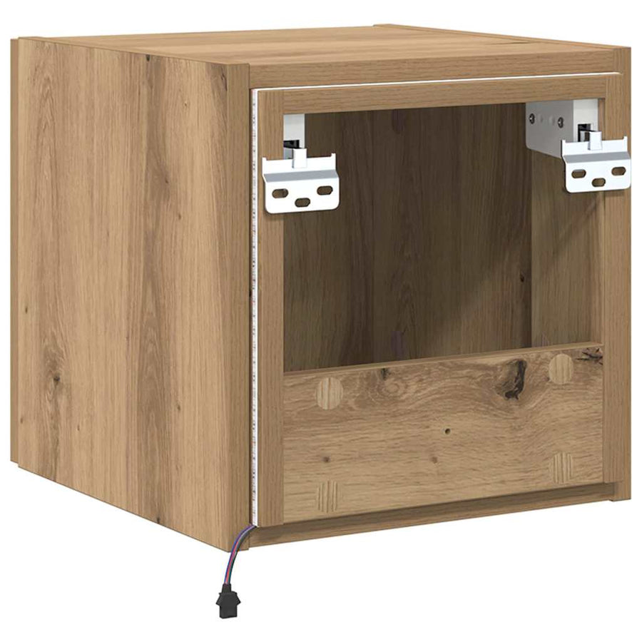 TV Wandkast Ambachtelijk eiken 30,5 x 35 x 30 cm Bewerkt hout