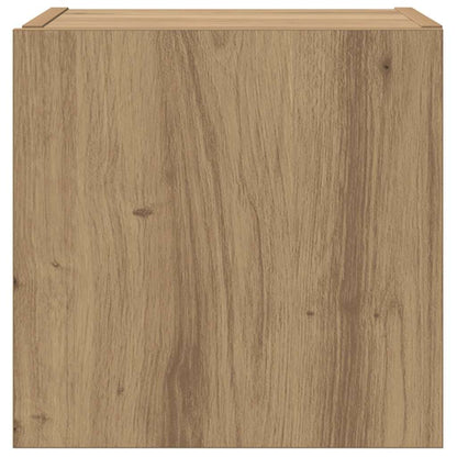 TV Wandkast Ambachtelijk eiken 30,5 x 35 x 30 cm Bewerkt hout