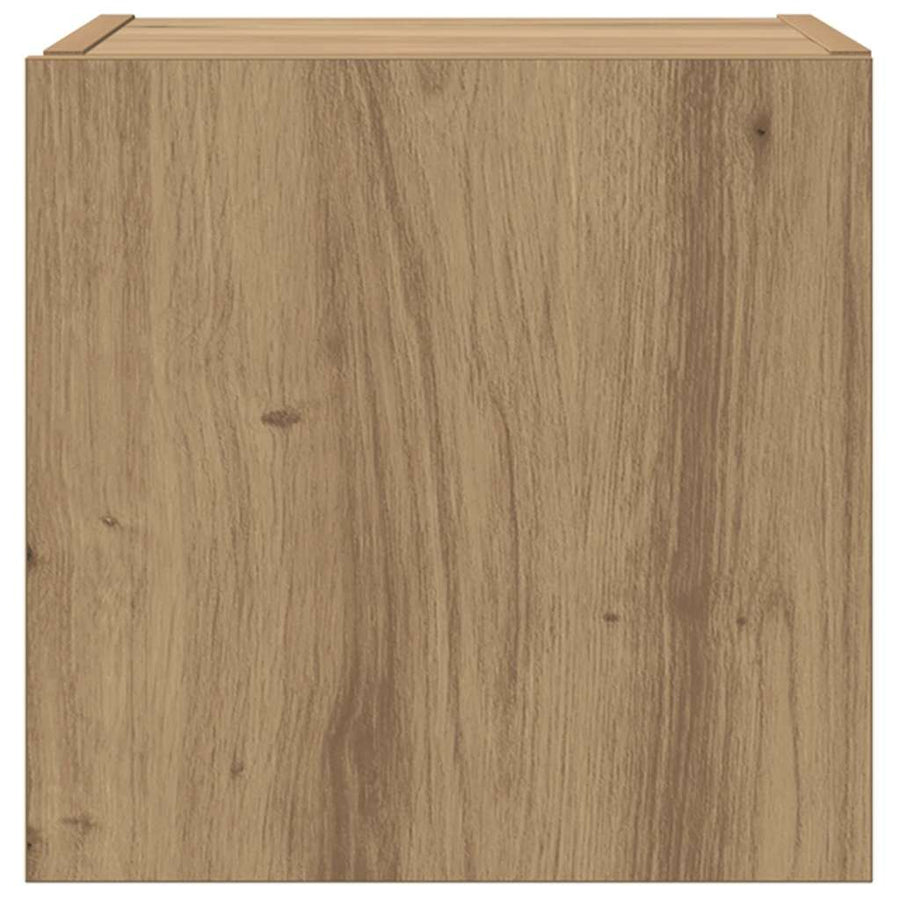 TV Wandkast Ambachtelijk eiken 30,5 x 35 x 30 cm Bewerkt hout