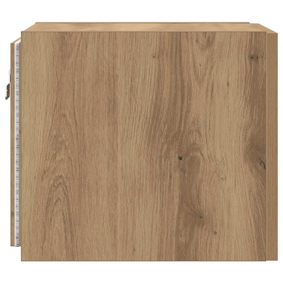 TV Wandkast Ambachtelijk eiken 30,5 x 35 x 30 cm Bewerkt hout