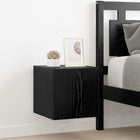 Tv wandkast zwart eiken 30,5x35x30 cm